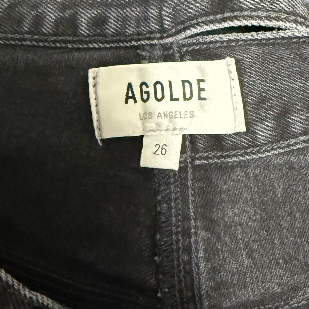 NWOT AGOLDE Broken Waistband Shorts - Picture 10 of 10
